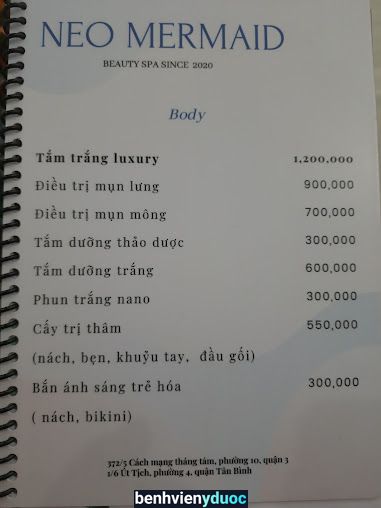 Tiệm Spa Neo Mermaid - Trị mụn uy tín Quận 3 3 Hồ Chí Minh