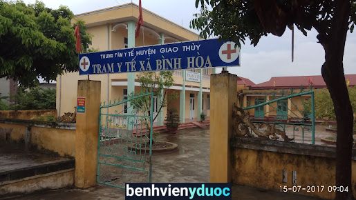 Trạm y tế xã Bình Hòa Giao Thủy Nam Định