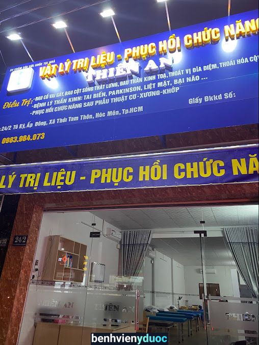 Vật Lý Trị Liệu-Phục Hồi Chức Năng Thiên An Hóc Môn Hồ Chí Minh