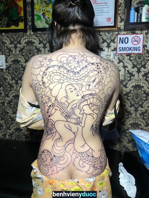 Xăm hình Bình Dương - Hoàng Long Tattoo Bến Cát Bình Dương