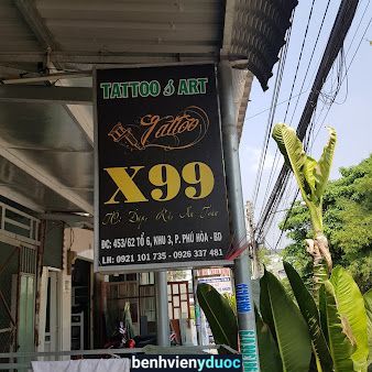 Xăm hình nghệ thuật x99 Thủ Dầu Một Bình Dương