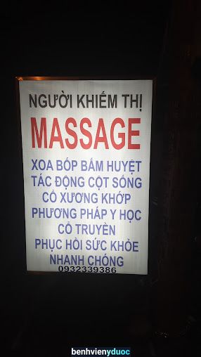 Xoa bóp bấm huyệt khiếm thị Minh Thông Thủ Đức Hồ Chí Minh